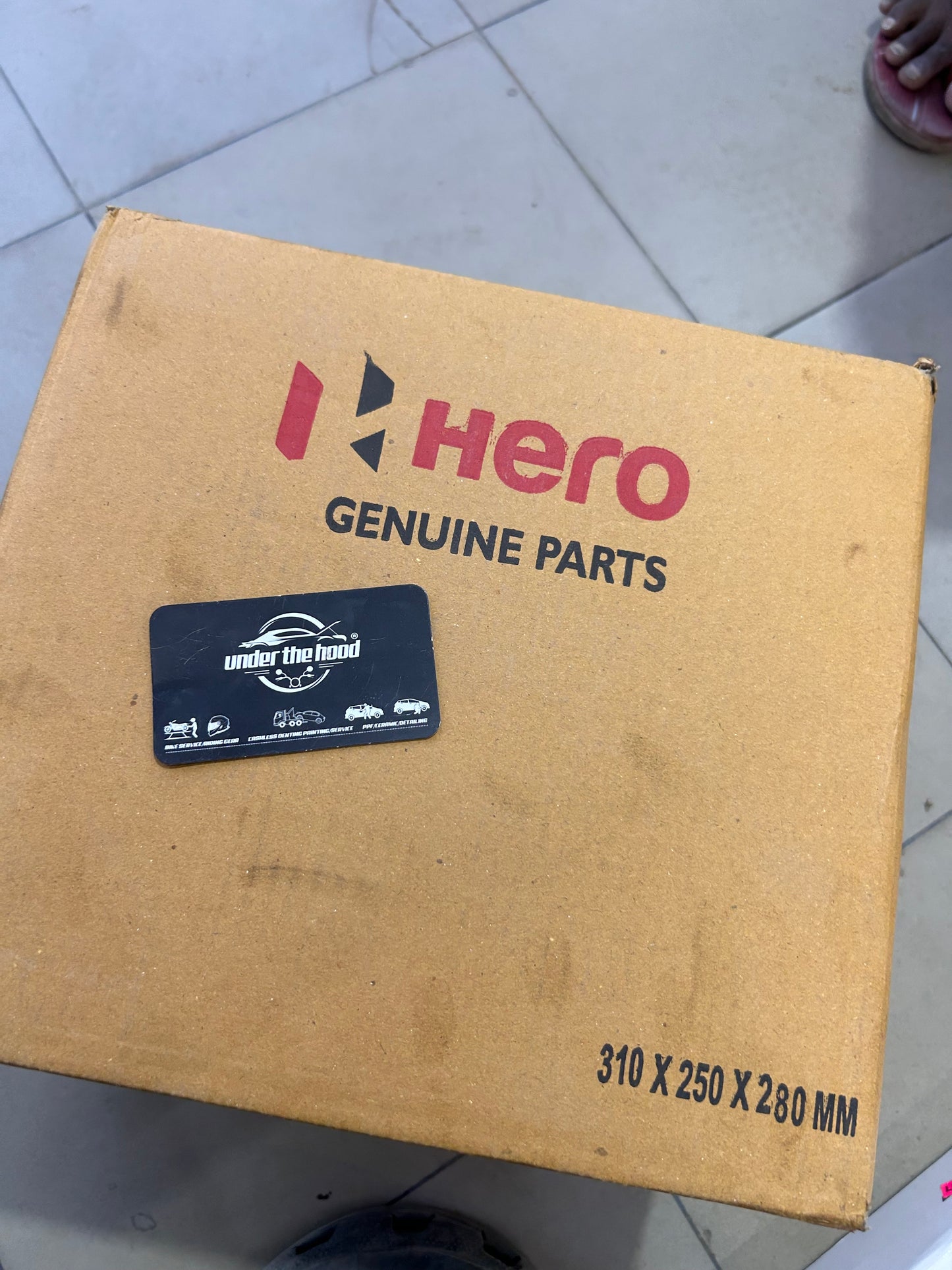 Hero Genuine Belly Pan Assembly Kit for Glamour X 125 - 5 Colour Options