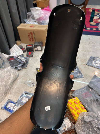 Royal Enfield RAG00389/A – Front Mudguard (Painted Black) | OEM for Hunter 350 – Dapper, Metro Rebel, Metro Factory, Retro/City