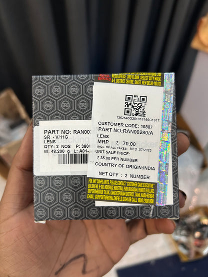 Royal Enfield RAN00280/A – Genuine Indicator Lens (Amber) | Fits Meteor 350, Classic 350 Reborn, Hunter 350