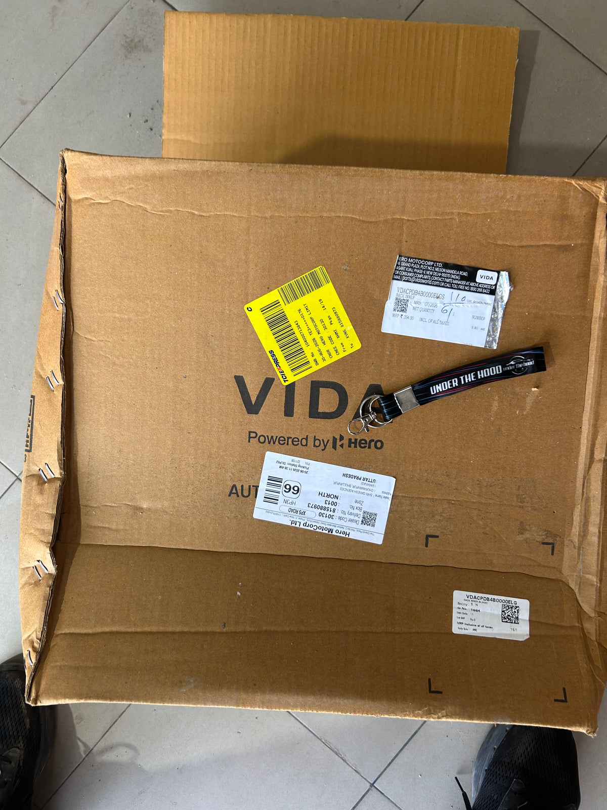 VIDA VX2 Frunk Inner Rack / Front Storage Pocket – Black | Genuine Accessory | VDACPDB4B0000ELGS