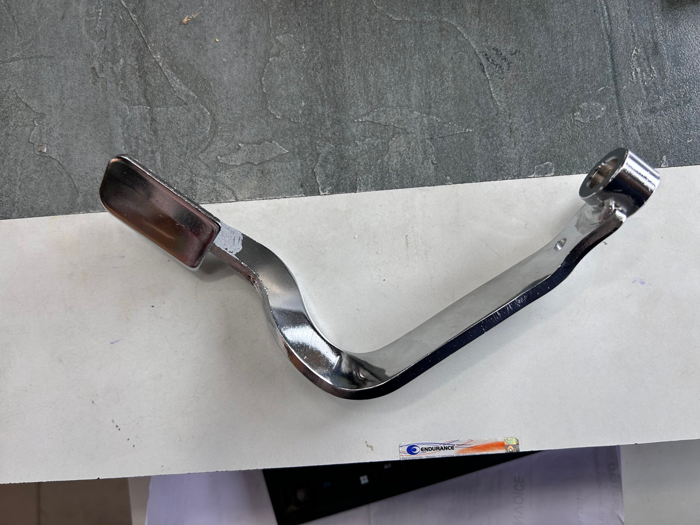 Royal Enfield RAE00154 – Rear Brake Pedal Lever for All New Classic 350 Reborn J-Series (Double Disc / Dual-Channel ABS) & New Bullet 350 Rear Disc – Genuine OEM