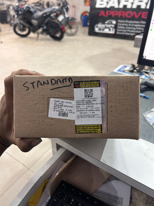 Royal Enfield Standard 350 UCE chain and sprocket kit – genuine part