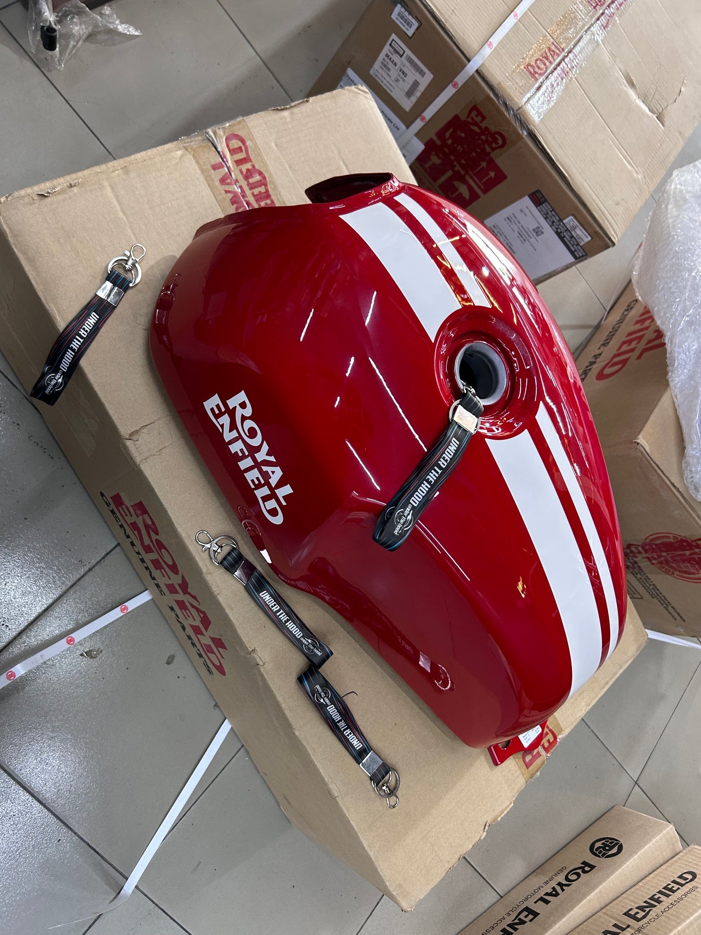Royal Enfield Continental GT 650 Rocker Red Painted Fuel Tank RAK00780/A