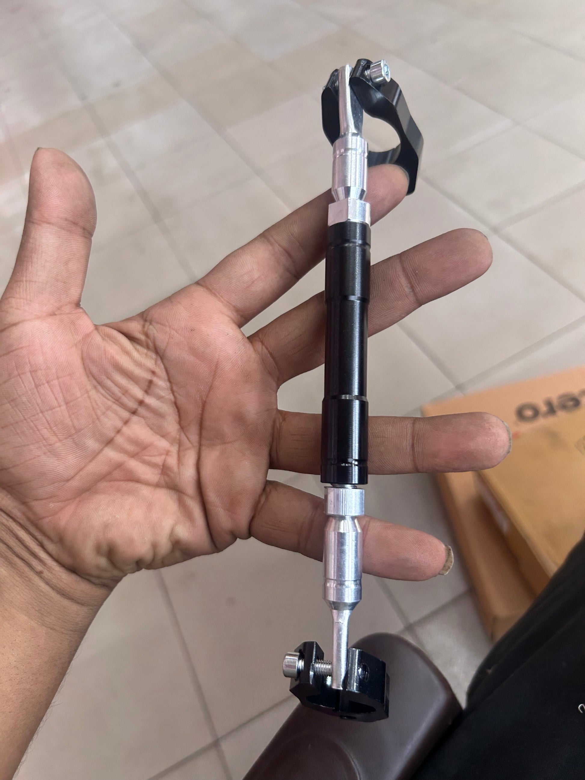 Royal Enfield Vibration Damper Rod Handlebar Stabilizer UNDER THE HOOD Royal Enfield Vibration Damper Rod Handlebar Stabilizer UNDER THE HOOD