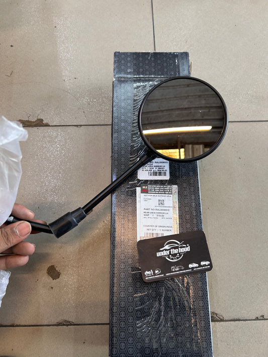 Royal Enfield Classic 350 Reborn / Classic 500 Matte Black LH Rear View Mirror RAL00085/D