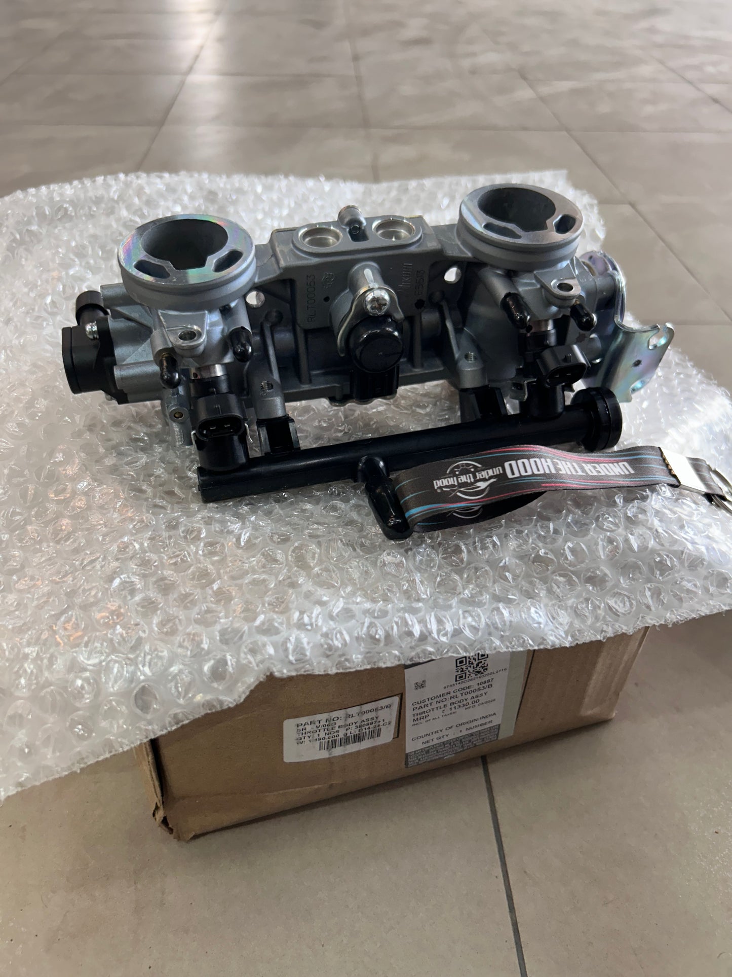 Royal Enfield RLT00053/A Throttle Body Assembly for Interceptor 650 & Continental GT 650