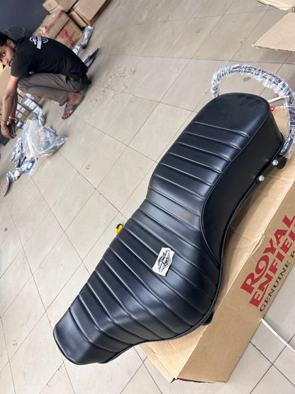 Royal Enfield 583944/B – Complete Seat Assembly for Bullet Standard 350 UCE & Electra 350 UCE – Genuine OE Dual Seat