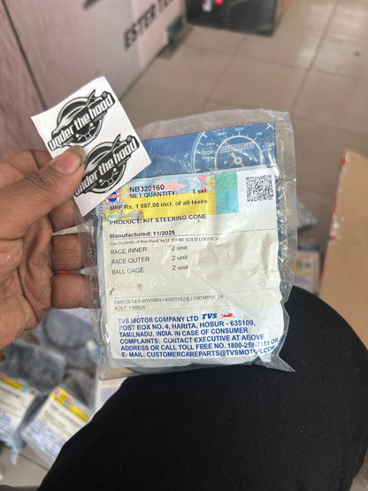 TVS Genuine Steering Races Kit (Steering Cone Set) for Apache RR 310 – Part No. NB320160