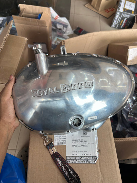 Clutch Cover Assembly (Buffed Component) – Royal Enfield 650 Twin (Interceptor 650 / Continental GT 650) – RLQ00109 (RLQ00109/A)