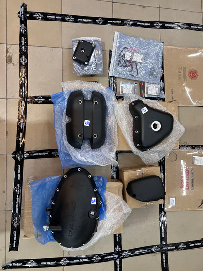 Royal Enfield Interceptor 650 & Continental GT 650 Black Engine Cover Conversion Kit