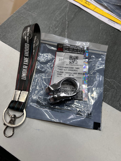 Royal Enfield 1030030/C Clamp – Genuine Handle Bar Brace Mount for Interceptor 650 2 Pcs