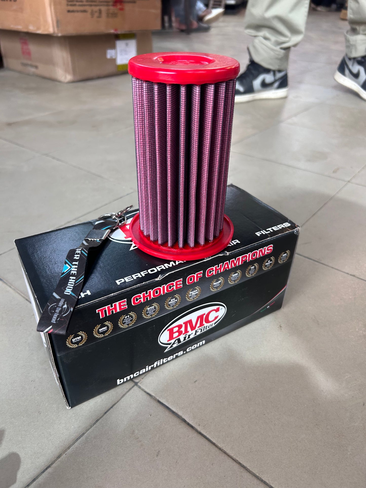 BMC Performance Air Filter FM01182 – Royal Enfield Super Meteor 650 / Shotgun 650 / Classic 650 – Washable High-Flow Cotton Intake