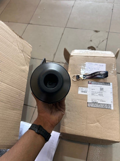 Royal Enfield Hunter 350 Stock Silencer Assembly HR Black – Genuine OEM Exhaust – RLX00794/F