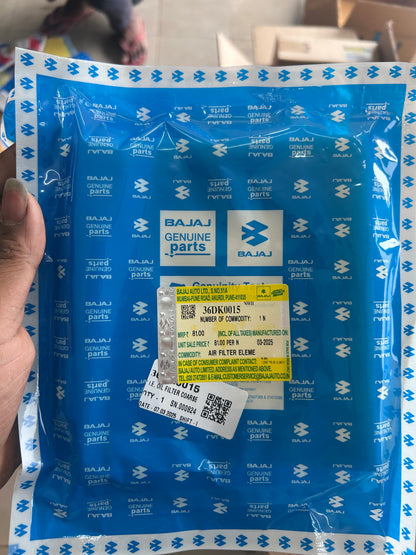 Bajaj 36DK0015 – Genuine Air Filter for Pulsar 150, 180, 200 & 220