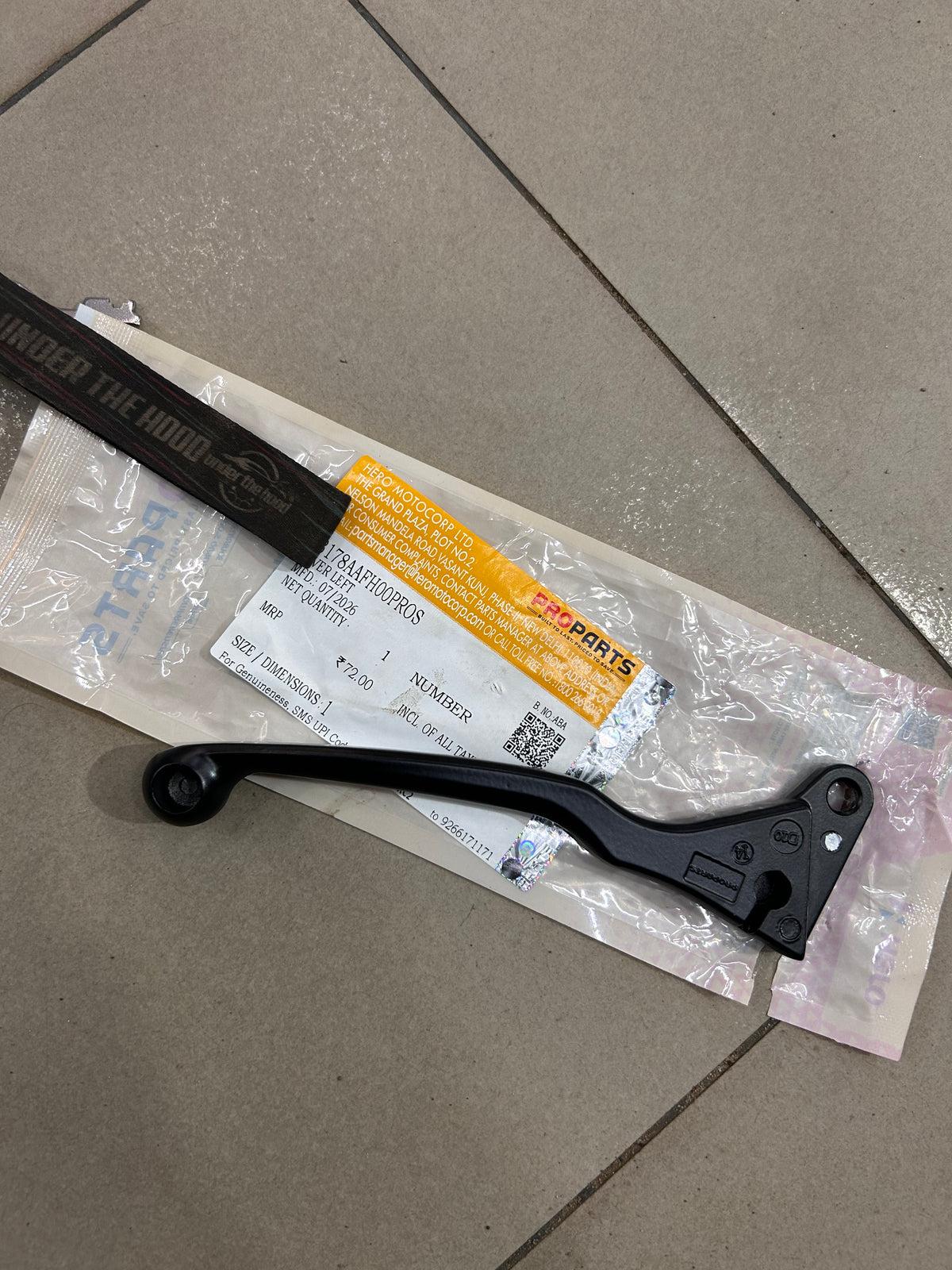 Hero Splendor Plus / HF Deluxe Clutch Lever | PRO Parts | 53178AAFH00PROS