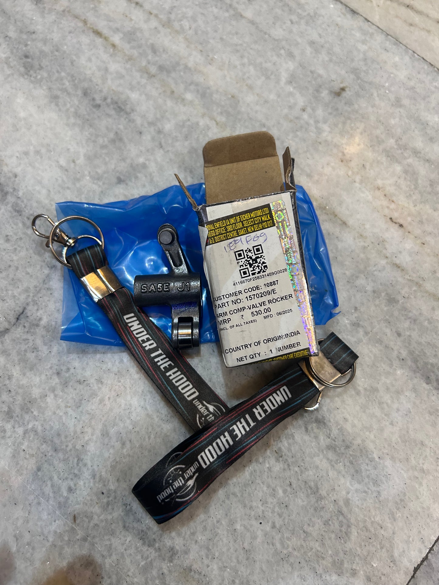 Royal Enfield 1570209/E – Valve Rocker Arm OEM (Intake & Exhaust, Same Part) for J-Series 350: Meteor, Hunter, Classic 350 Reborn & New Bullet 350