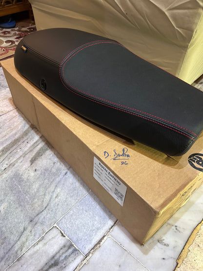 Royal Enfield 1990489 – Black Premium Touring Dual Seat for Continental GT 650 – Genuine GMA Comfort Seat
