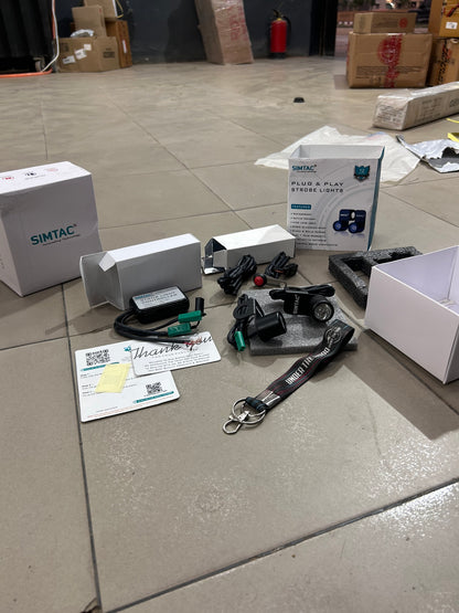 SIMTAC STROBE LIGHTS KIT | FOR BIKES | STB
