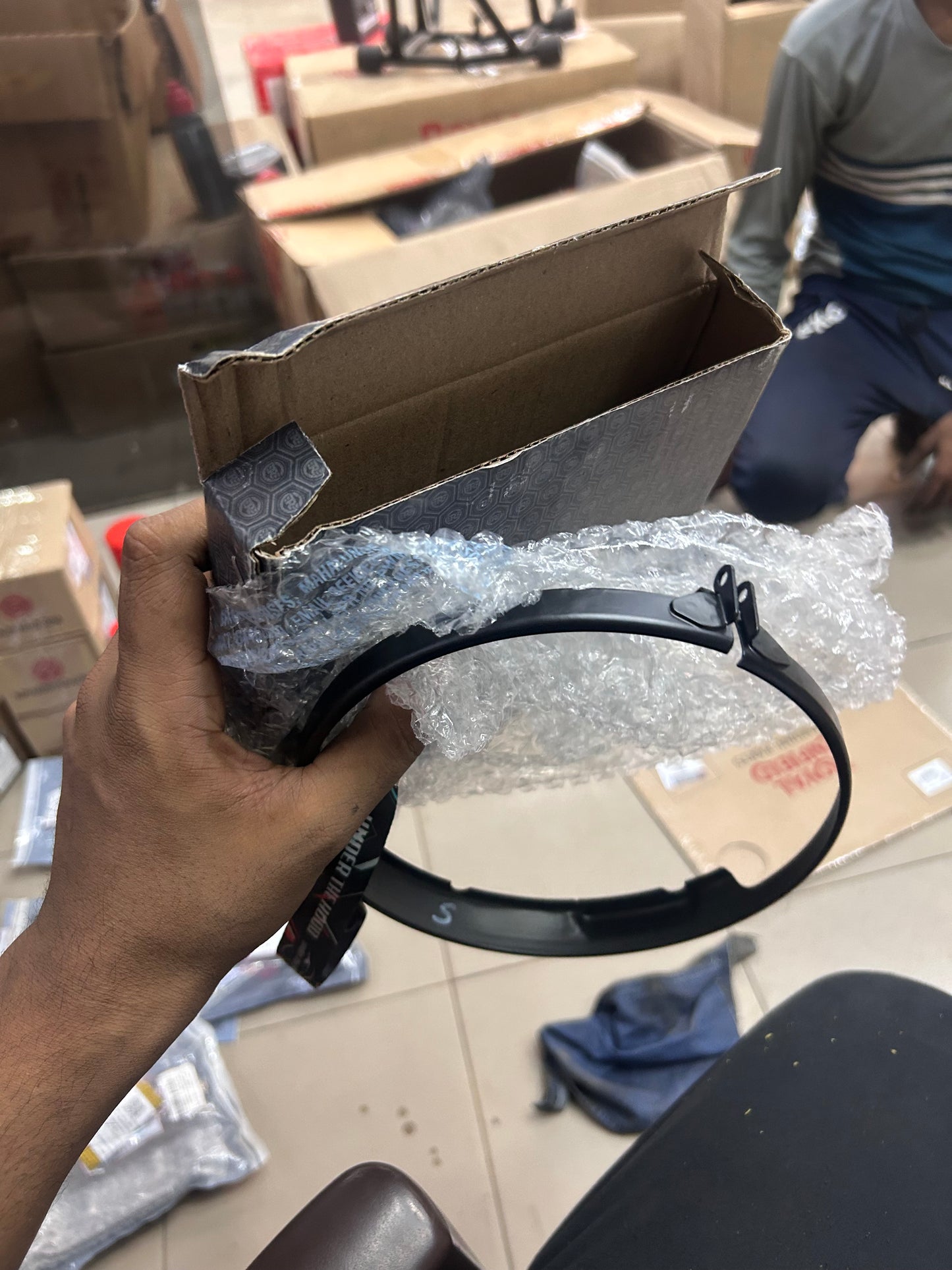 Royal Enfield Headlamp Bezel (LED Headlight Rim) — Himalayan 450 & Guerrilla 450 (Sherpa-450, BS6.2/E5) — RAN00655/D (OE)