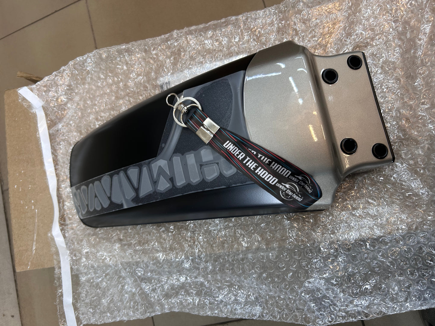 Front Mudguard (Front Fender) with Sticker Assembly – Granite for Royal Enfield Himalayan 411 (LS410, BS4/Euro 4) – 866204