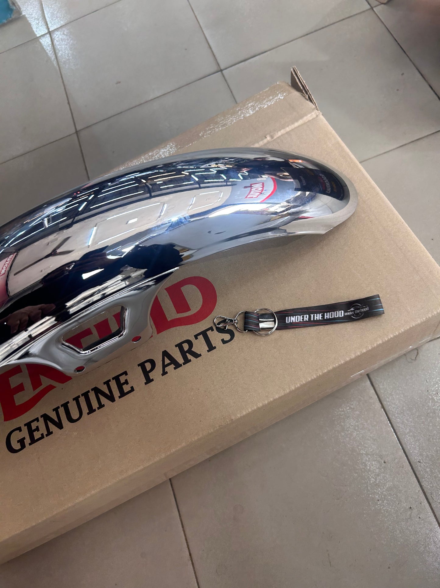 Royal Enfield 560544 – Front Mudguard (Disc Brake, Chrome-Plated) for Electra 350 UCE (ES Disc Model)