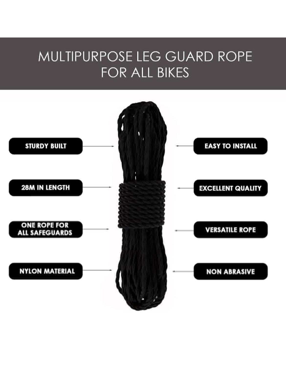 Leg Guard Rope For Royal Enfield Leg Guard Rassi