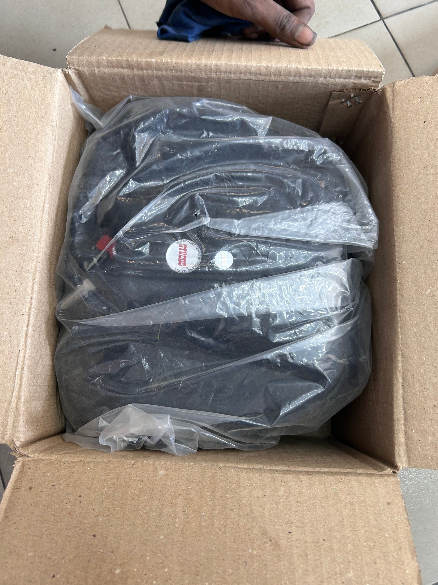 Open Studds Luggage Vault Box Showing Internal Space