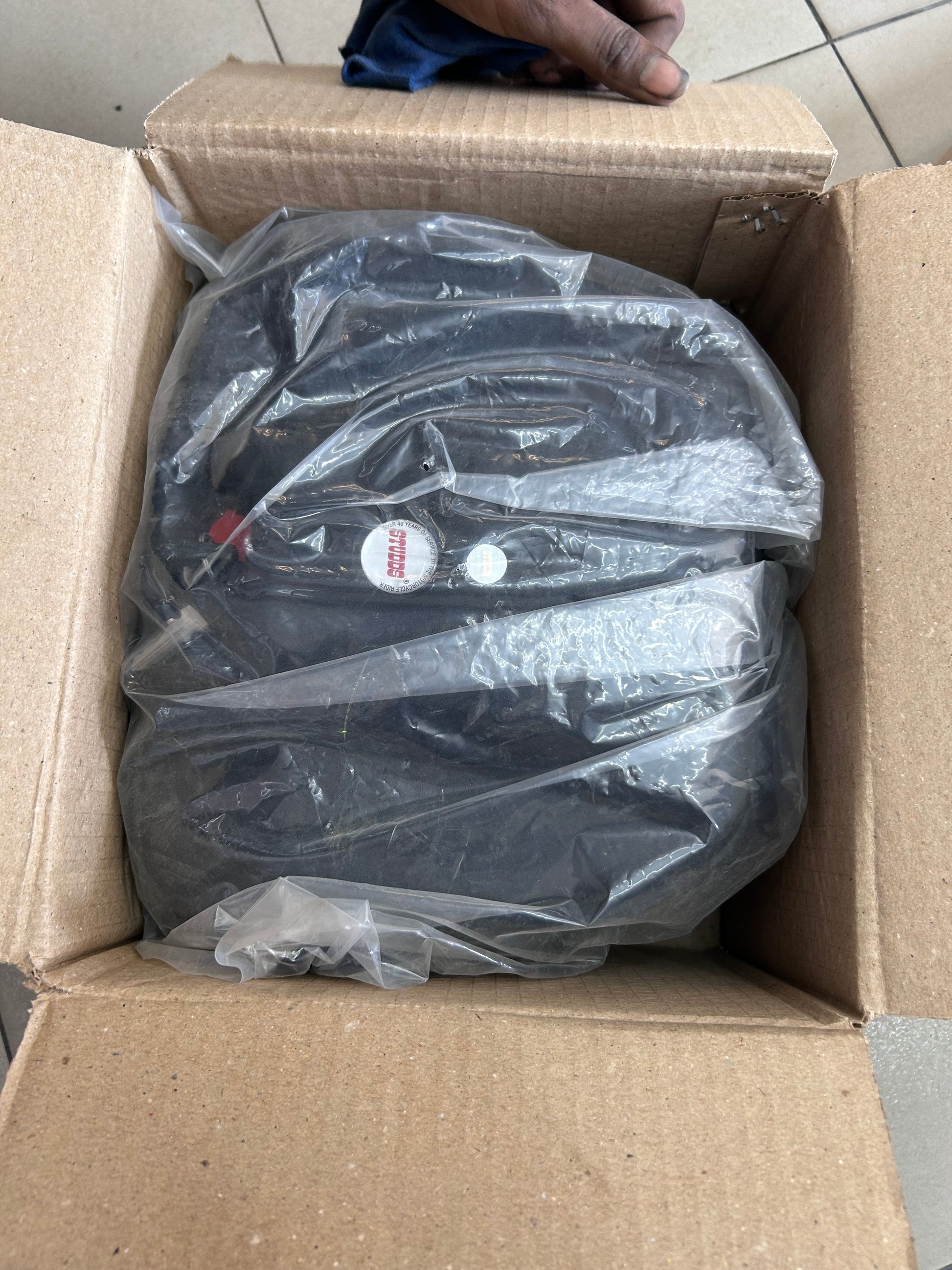 Open Studds Luggage Vault Box Showing Internal Space