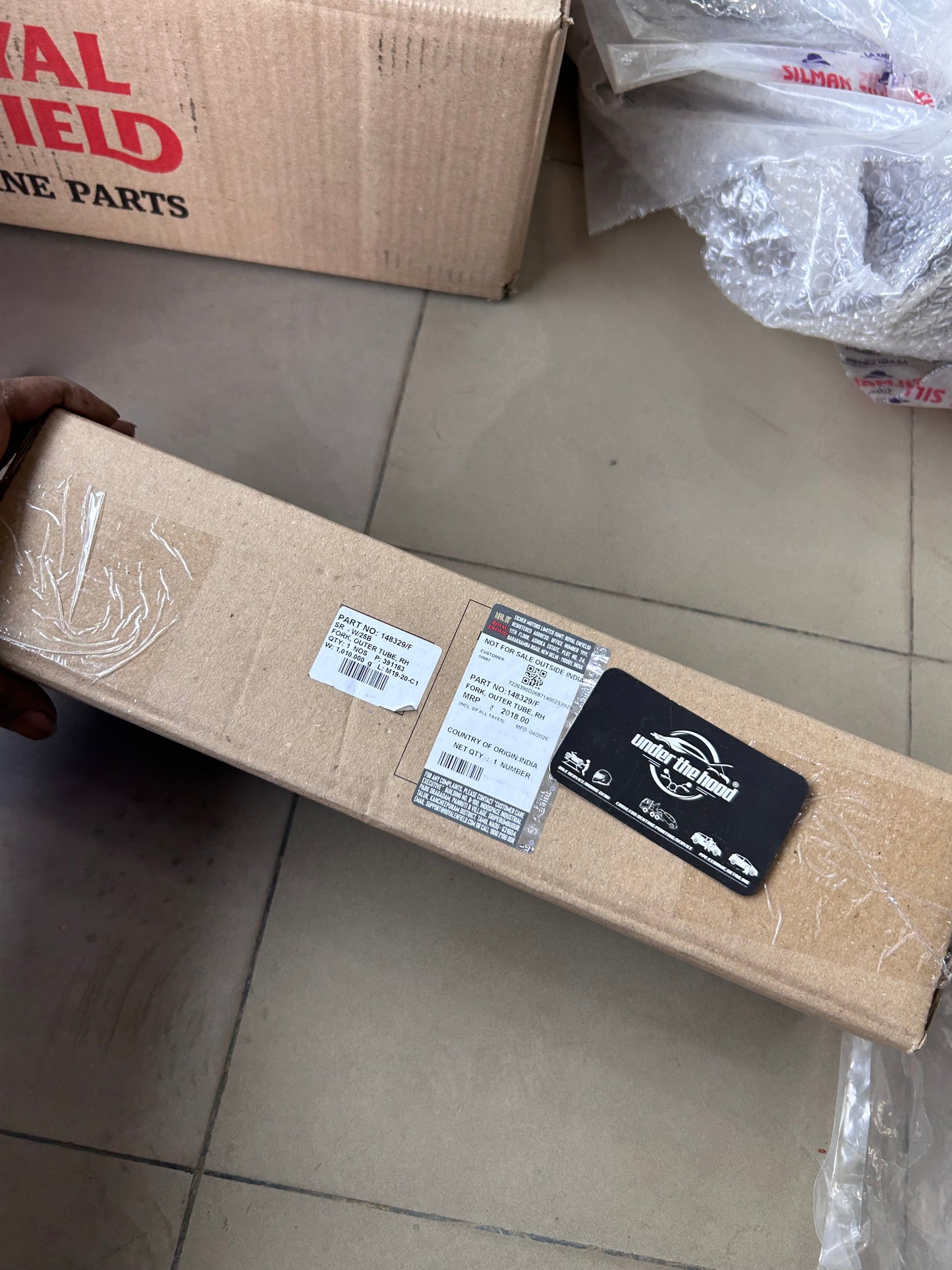Royal Enfield Fork Outer Tube RH for Interceptor 650 & Continental GT 650 – 148329/F