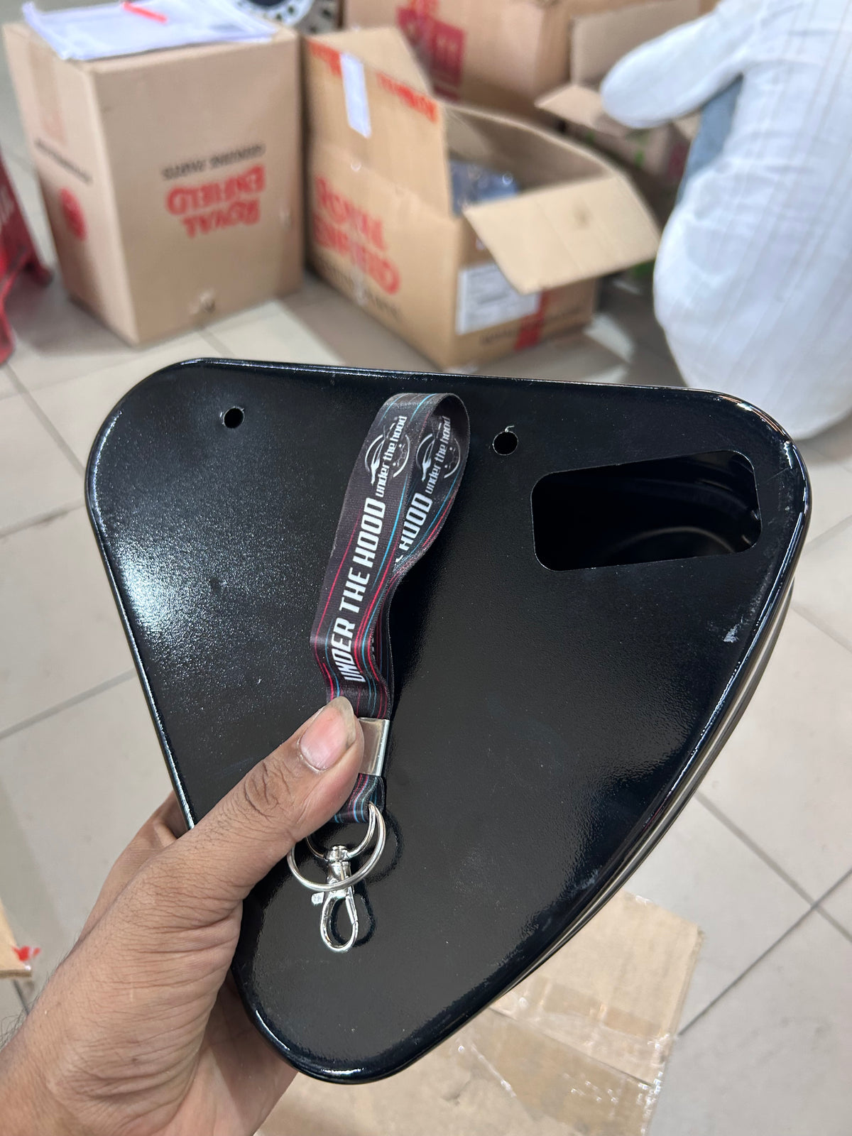 Royal Enfield Tool Box Electrical with Sticker Black for Bullet 350 ES BSIV – 801621
