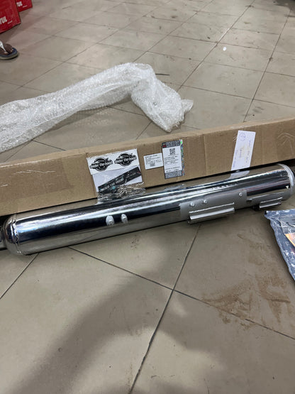 Genuine Royal Enfield Silencer Assembly – Classic 350 UCE (BS3/BS4) – Part No. 472046