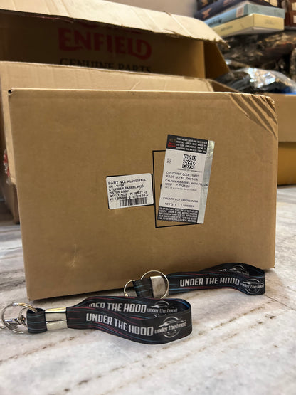 Royal Enfield KLJ00018/A – Cylinder Barrel with Piston Assembly (Black) – OEM for Classic Reborn 350, Meteor 350, Hunter 350