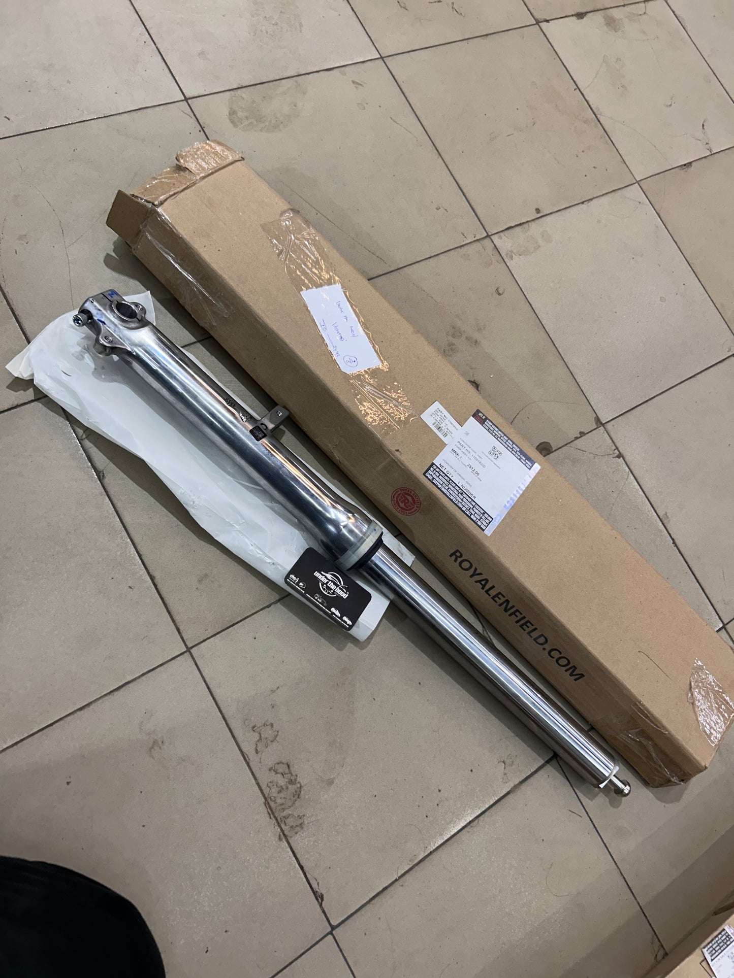 Royal Enfield Front Fork Assembly – LH (Left) – Classic 350 Reborn J-Series (BS6/Euro 5) – Part No. 1100183/D (family: 1100183/A, /B, /D)