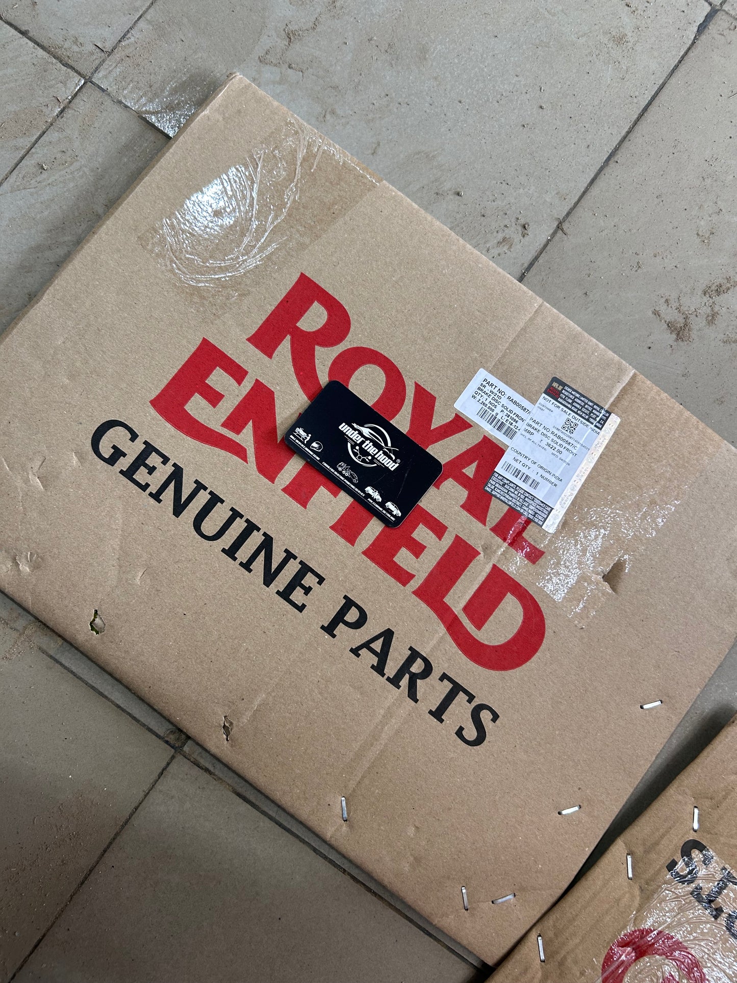 Royal Enfield Front Brake Disc Solid 320 for Himalayan 450 & Bear 650 – Genuine OEM RAB00587/C