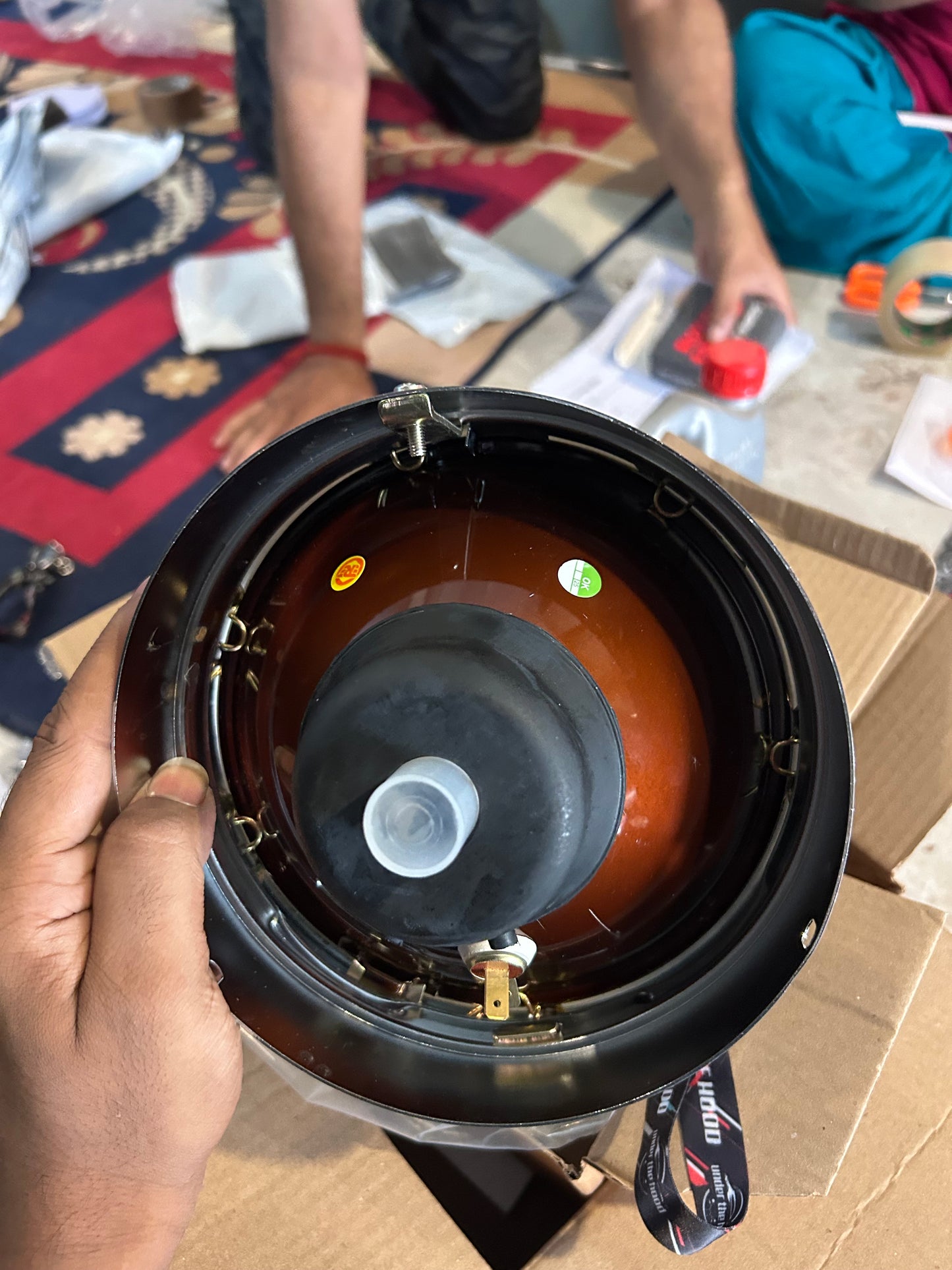 Royal Enfield 593263/E Head Lamp Assembly with Bulb – OEM Fit for Classic 350, Classic 500 & Bullet 350/500