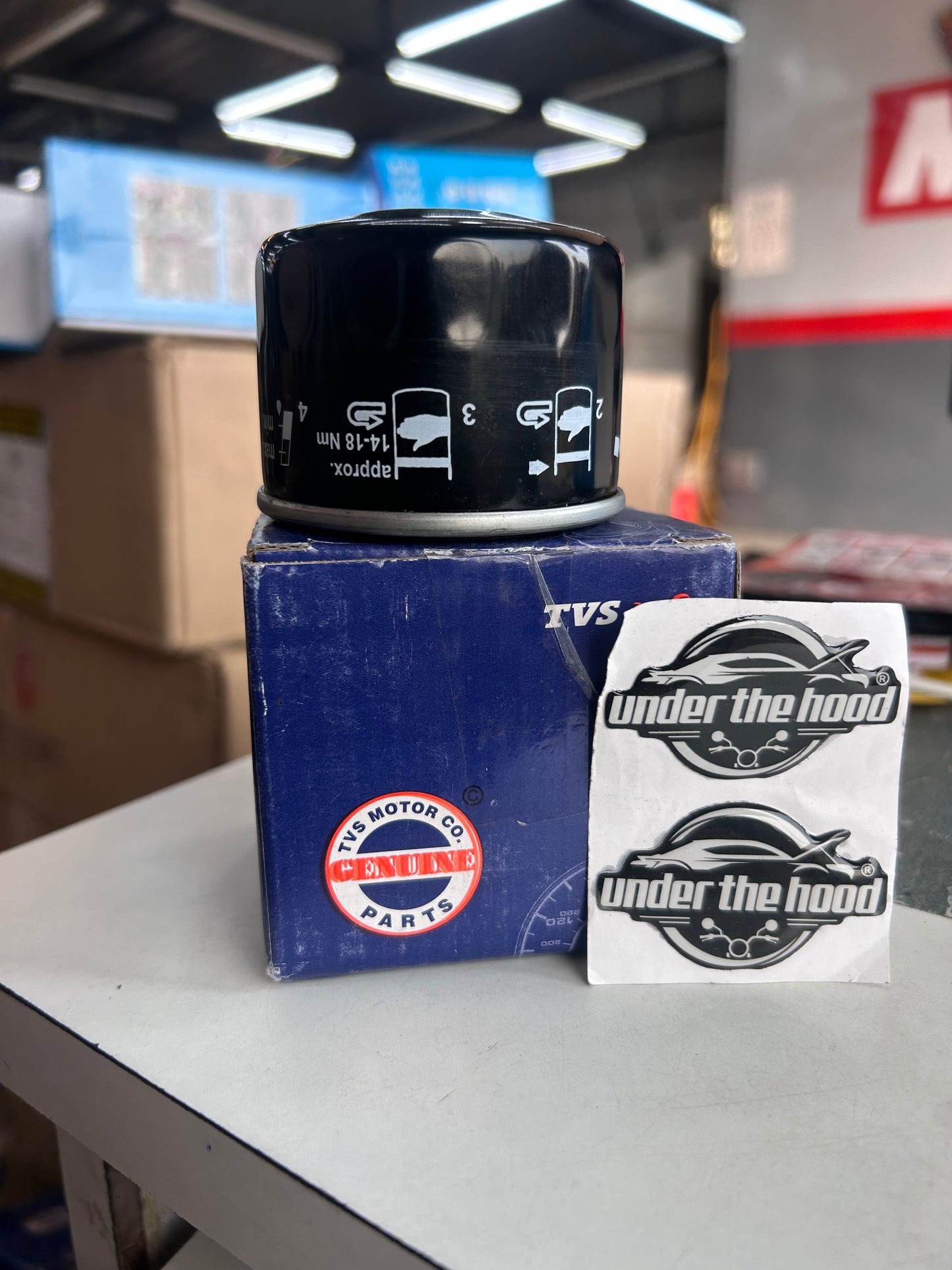 Apache RR310 / BMW G310 Oil Filter – Genuine TVS OEM Replacement (Part No. N7081420)