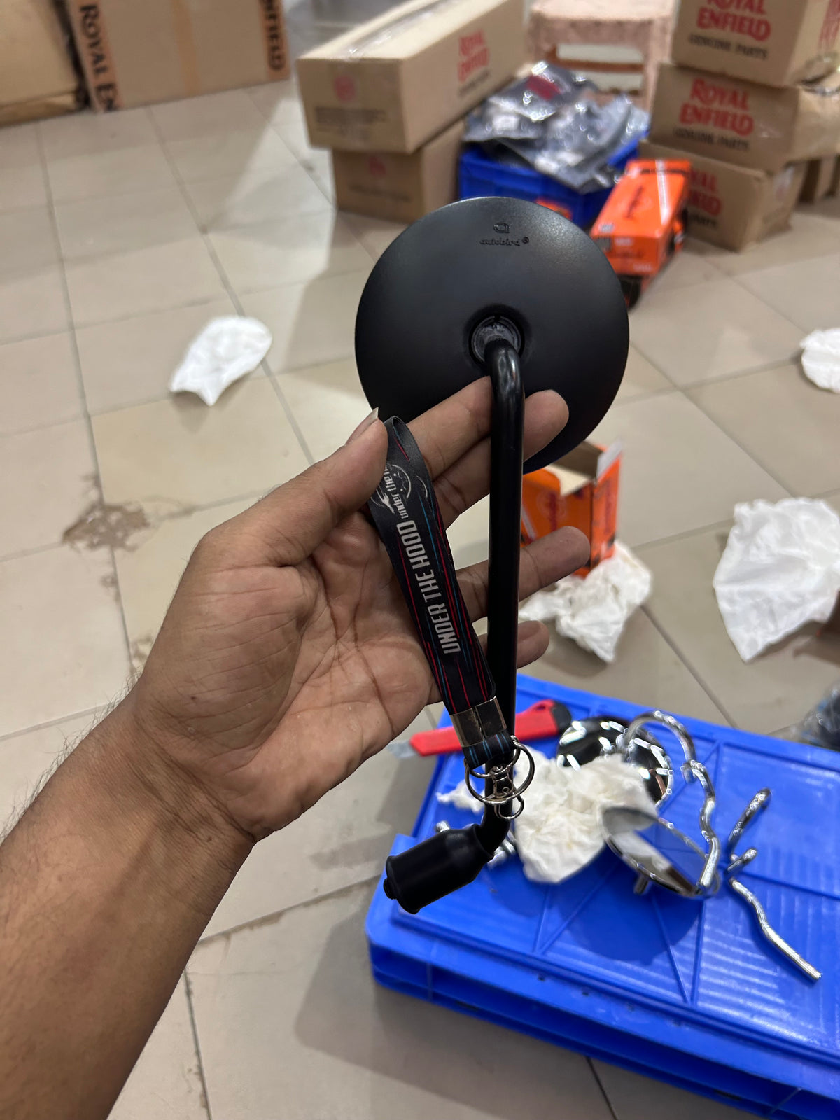 Royal Enfield Hunter 350 / Meteor 350 / Classic 350 Reborn / Shotgun 650 Black Rear View Mirror – Autobird | LH, RH or Pair