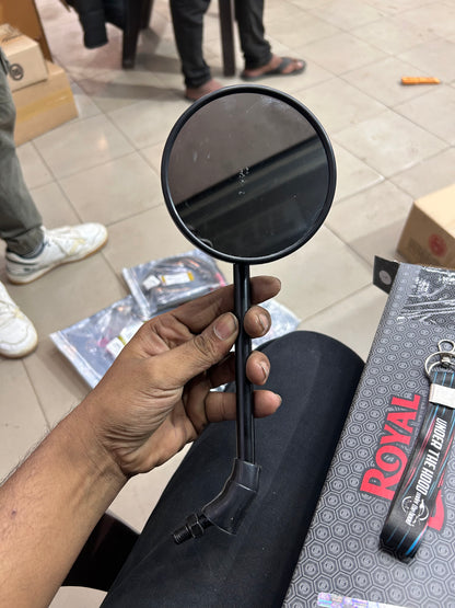 Royal Enfield RAL00750 – Mirror Rear View LH Black for Classic 350 Reborn (J-Series, OEM Left-Side Mirror)