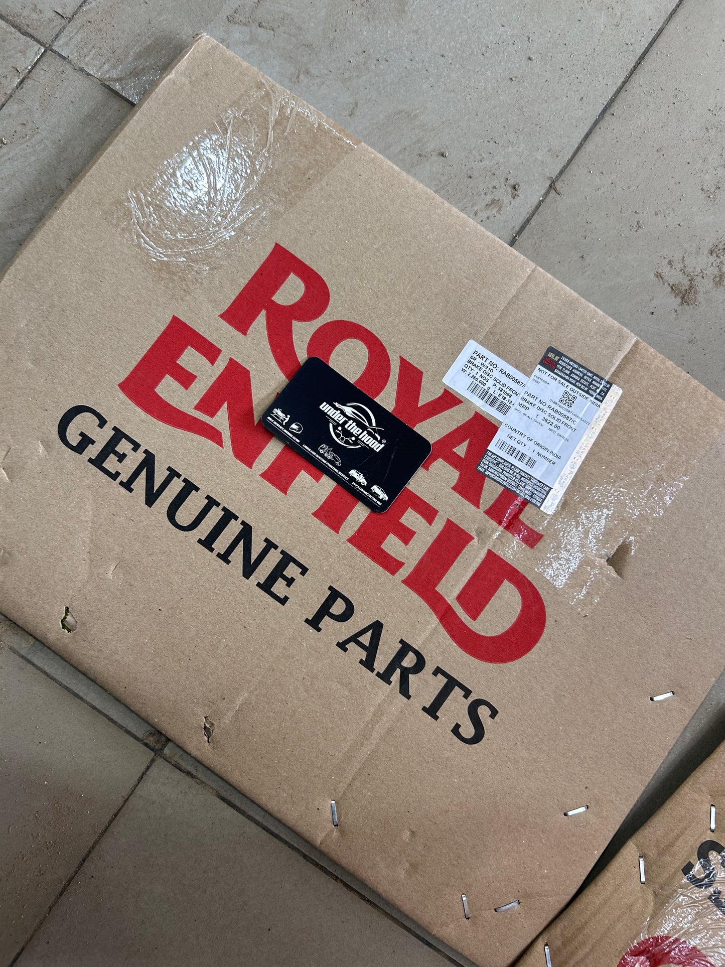 Royal Enfield Front Brake Disc Solid 320 for Himalayan 450 & Bear 650 – Genuine OEM RAB00587/C