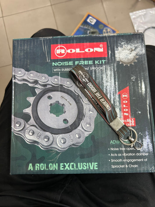 Rolon HXR 427NF Noise Free Chain Sprocket Kit for Triumph Speed 400 & Scrambler 400 X