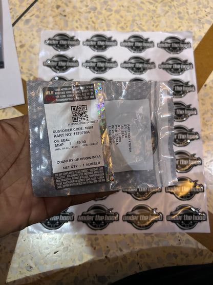 Royal Enfield 147079/A Fork Oil Seal – OEM Front Seal for Electra 350 UCE Only