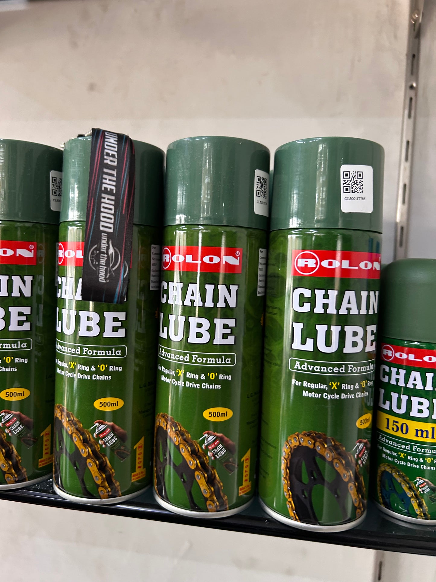 Rolon Chain Lube for Motorcycles (O-Ring / X-Ring Safe) – 150ml / 500ml – Genuine Chain Lubricant