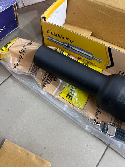 HKK Indore HKM4 Black Silencer for Royal Enfield Classic 350 Reborn J-Series