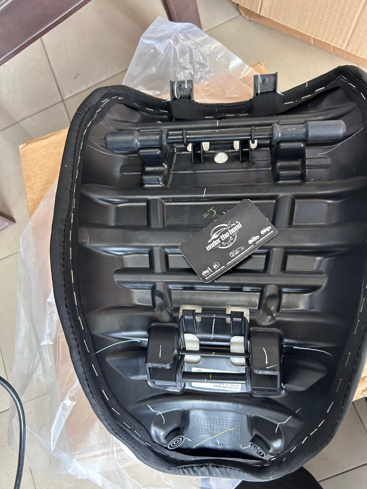 Royal Enfield Black Adventure Rider Seat KXA00427 — OEM Seat Upgrade for Himalayan 450 Series
