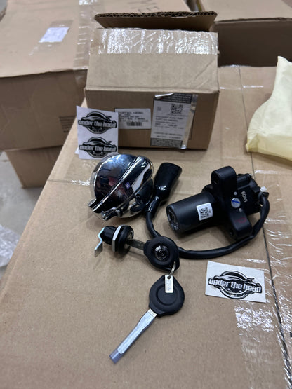 Royal Enfield 148289/L – Genuine Common Lock Set for Interceptor 650 & Continental GT 650 (Ignition + Tank + Seat + Tool)