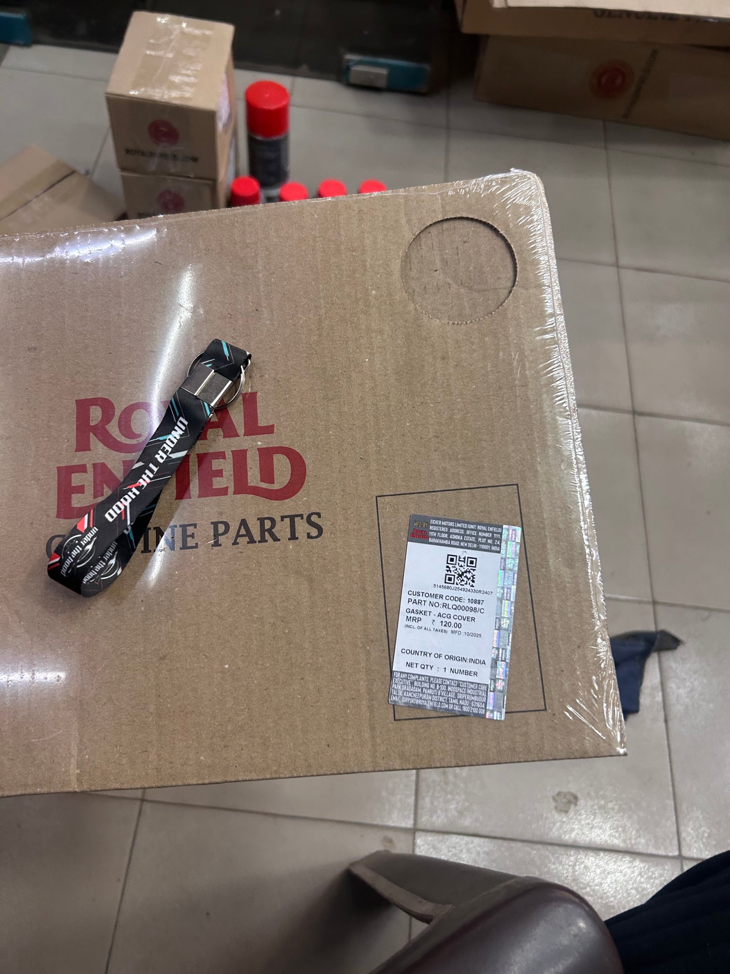 Royal Enfield ACG/Alternator (Stator) Cover Gasket — Himalayan 450 & Guerrilla 450 (Sherpa 450, BS6.2/E5) — RLQ00098/C (Genuine OE)