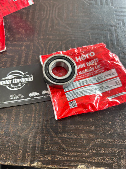 Hero Genuine Radial Ball Bearing 6004 UU (Double Sealing) for Destini 125, Pleasure+, Maestro Edge, Pleasure, Duet & Maestro | Wheel/Transmission Bearing | 91009GW3980S