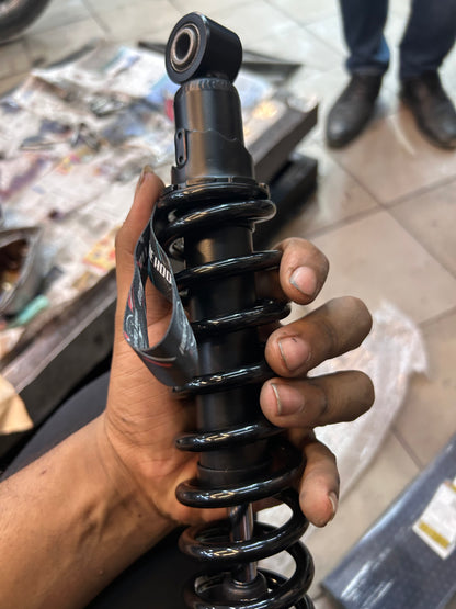 Royal Enfield RAR00052/C – OEM Rear Shock Absorber (Single Piece, Chrome) for Hunter 350 (Factory, Dapper, Rebel)