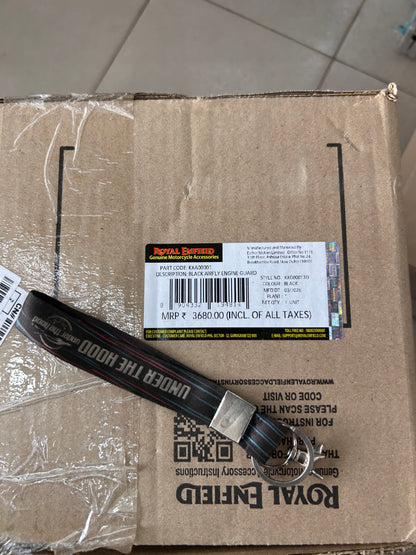 Royal Enfield Black Airfly Engine Guard KXA00001 — Genuine RE Accessory for Meteor 350 / Classic 350 / Bullet 350