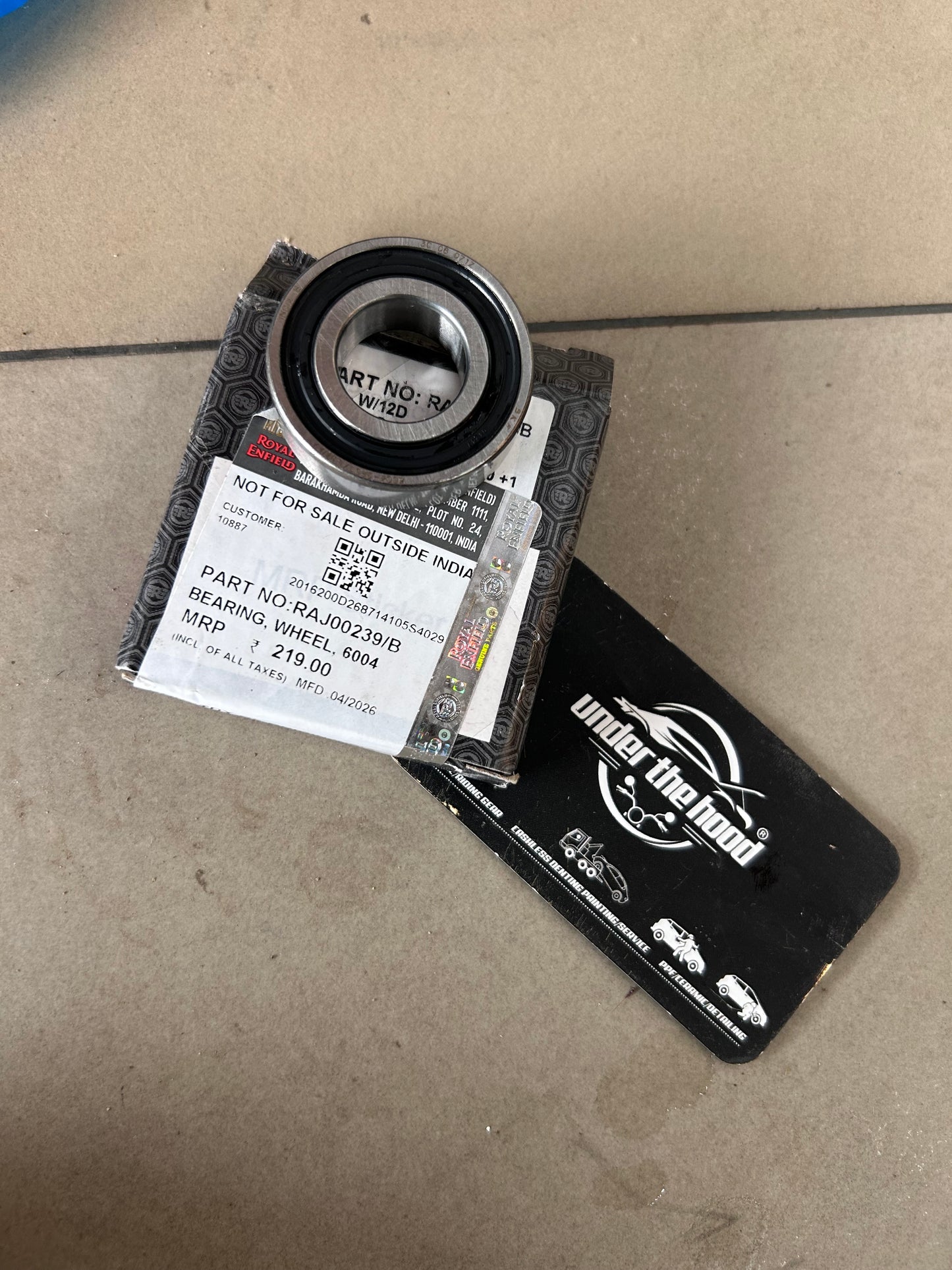 Royal Enfield Wheel Bearing 6004 RAJ00239/B for Himalayan 450 Front Wheel Set Of 2